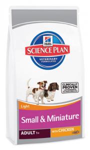 Hill’s SP Canine Adult Light Small & Miniature cu Pui 1.5kg