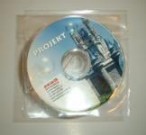 Mini CD-uri personalizate in plic de plastic transparent