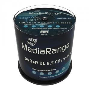 MediaRange DVD+8X DL 8,5 GB Dual Layer printabil ALB MAT