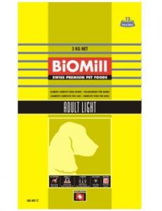 Biomill Adult Light 15 Kg|Biomil mancare pentru caini obeszi