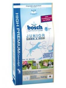Bosch Junior Lamb&amp;Rice 15kg+3kg Gratis|Mancare caini Bosch junior cu miel