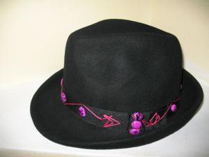 Palarie Fedora neagra