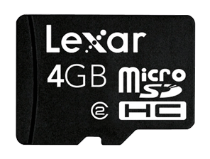 MicroSDHC 4GB