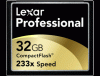 Compact flash lexar 233x