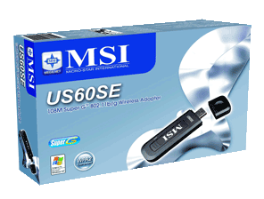 Adaptor Wireless USB MSI US60SE