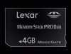 Memory stick pro duo lexar 4gb