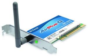 D-Link Placa de retea PCI wireless G