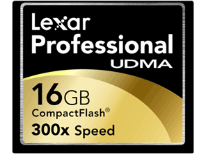 Compact Flash Lexar 300X 16GB