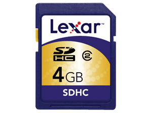 Secure Digital Lexar 4GB SDHC