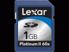 Secure digital lexar 60x 1gb