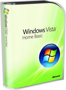 Microsoft Windows Vista Home Basic 32 bit English