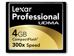 Compact Flash Lexar 300X 4GB