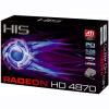 Placa video his hd 4870 512mb gddr5