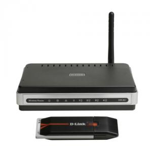 Router Wireless G D-Link DIR-301 + USB dongle