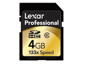 Secure Digital Lexar 133X SDHC 4GB
