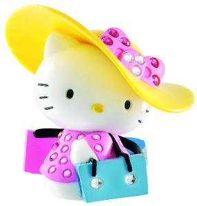 Figurina Hello Kitty Shopping Girl cu st