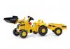 Tractor rolly kid cat cu remorca si