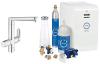 Baterie bucatarie cu filtru apa grohe blue-31346000