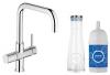 Baterie bucatarie cu filtru apa grohe blue-31299001