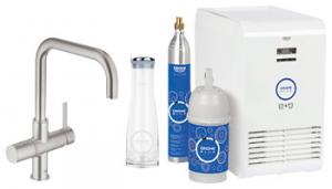 Baterie bucatarie cu filtru apa Grohe Blue 2 otel inoxidabil-31324DC0