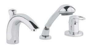 Baterie Grohe Chiara pentru montaj pe cada cu 3 gauri-19157000