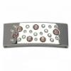 Element central magnetic din otel inoxidabil stralucitor cristale swarovski  Energetix  1272