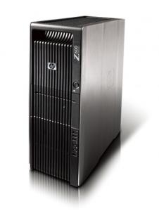 Workstation HP Z600 Tower, Procesor Intel Quad Core Xeon E5620, 2.4 GHz, 8 GB DDR3, hard disk 120 GB SSD, DVDRW, placa grafica Nvidia Quadro FX580, Windows 7 Home, 2 ANI GARANTIE