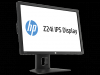 HP Z24i,  24'' IPS LED Backlit LCD,  16:10,  1920 x 1200@60 Hz,  300 cd/m ,  1000:1 contrast,  8 ms gray to gray,  0.270mm dot pitch,  178/1 78,  (1) VGA,  (1) DVI-D,  (1) DisplayPort,  Black,  3y warranty