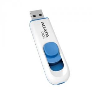 16GB USB 2.0 C008 , Innovative design, Remarkable performance, Easy Thumb Activated Capless Design, White