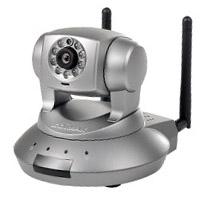 Wireless IP Camera 802.11n 150Mbps 1.3 MP,  streaming video H.264,  MPEG4 si M-JPEG,  2-way audio,  SDHC/SD card slot (up to 32GB),  2 D etachable antennas,  Night Vision,  Motorized Pan   Tilt,  Motion-Triggered Snapshots   Recording