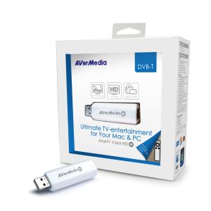 AVerTV Volar HD M   TV TUNER + FM   USB 2.0   Digital DVB-T   Cel mai accesibil TV Tuner pentru Mac  Compatibil cu Mac si Windows   Compatibil HDTV MPEG-2 si MPEG-4 (H.264)   Imbunatatirea Culorilor   Export pentru Toast si iPod   Partajare prin YouTube