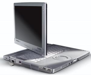 Laptop Panasonic Toughbook CF-C1, Intel Core i5 520M 2.4 Ghz, 4 GB DDR3, 250 GB HDD SATA, Wi-Fi, 3G, Bluetooth, Card Reader, Display 12.1inch 1280 by 800, Touchscreen, Windows 7 Professional, 2 ANI GARANTIE