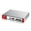 ZyWALL USG-100 Plus Firewall Appliance 10/100/1000,  2 WANs,  4 LAN / DMZ ports,  50 VPN Tunnels,  ContentFiltering,  Anti-Virus,  Anti-S pam,  Intrusion Detection   Prevention included