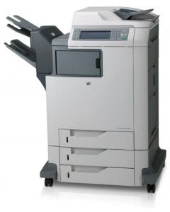 Imprimanta Multifunctionala LaserJet color A4 HP CM4730mfp, 30 pagini-minut negru, 30 pagini-minut color, 175000 pagini-luna, 600-600 dpi, Duplex, 1 X USB, 1 X Network, 1 X LPT, FAX, Scaner, ADF, Capsator