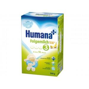 Lapte praf HUMANA 3(Banane-Vanilie) - 600g