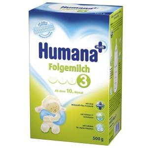 Lapte praf HUMANA 3(Vanilie) - 600g