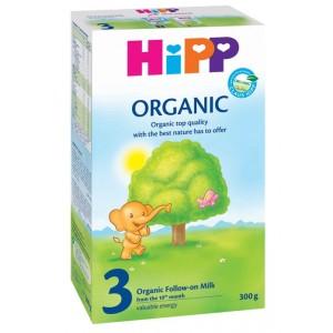 Lapte ORGANIC (BiO) 3 - formula de continuare - 300gr HiPP