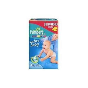 Pampers nr.4 Active Baby 70 buc 7-18kg