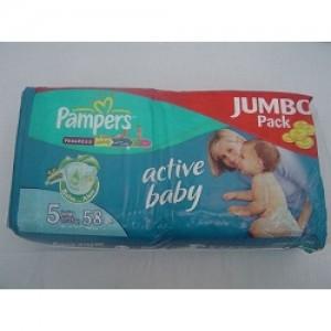 Pampers nr.5 Active Baby 58 buc 11-25kg