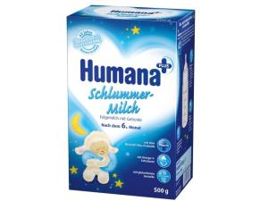 Lapte praf Humana "Somn Usor" (500g) cu Prebiotice, Schlummer-Milch, 29 lei