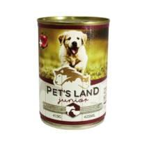 Pet's land Dog conserva - junior - 415 gr