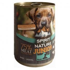 Spirit of nature - Junior Dog - conserva cu miel si iepure - 415 gr