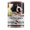 Pet's land dog - conserva cu carne de vita, miel -