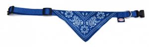 Zgarda nylon - cu bandana - reglabila - 1.0 cm - 3017.1