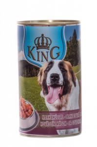 King Dog - conserva cu carne de vita - 1240g