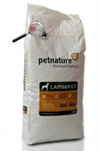 Hrana uscata premium - Petnature Lamb&Rice - 20 kg