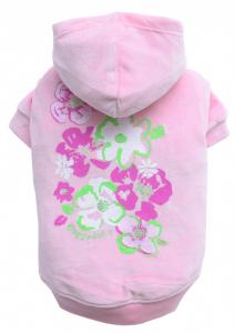 Hanorac fleece cu gluga - roz - Doggydolly - W254