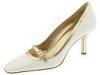 Pantofi femei AK Anne Klein - Reda - White/Gold Leather
