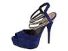 Sandale femei Roberto Cavalli - NDS301 - Blue/Silver Suede