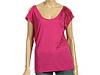 Tricouri femei Volcom - Letter Feather Joanie Tee - Miami Beet Pink